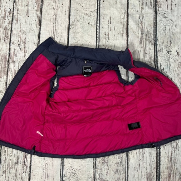 The North Face 700 Goose Down Puffer Vest Deep Periwinkle Jacket Womens - Picture 4 of 7
